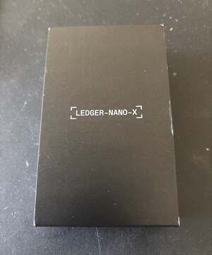 Ledger Nano X Cryptocurrency Bluetooth Hardware Wallet - Onyx Black